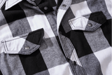 Check Shirt Sleeveless white/black
