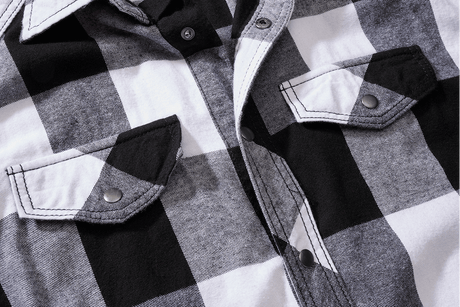 Check Shirt Sleeveless white/black