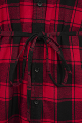 Women Lucy Longshirt Long Sleeve red/black
