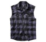 Check Shirt Sleeveless black/grey