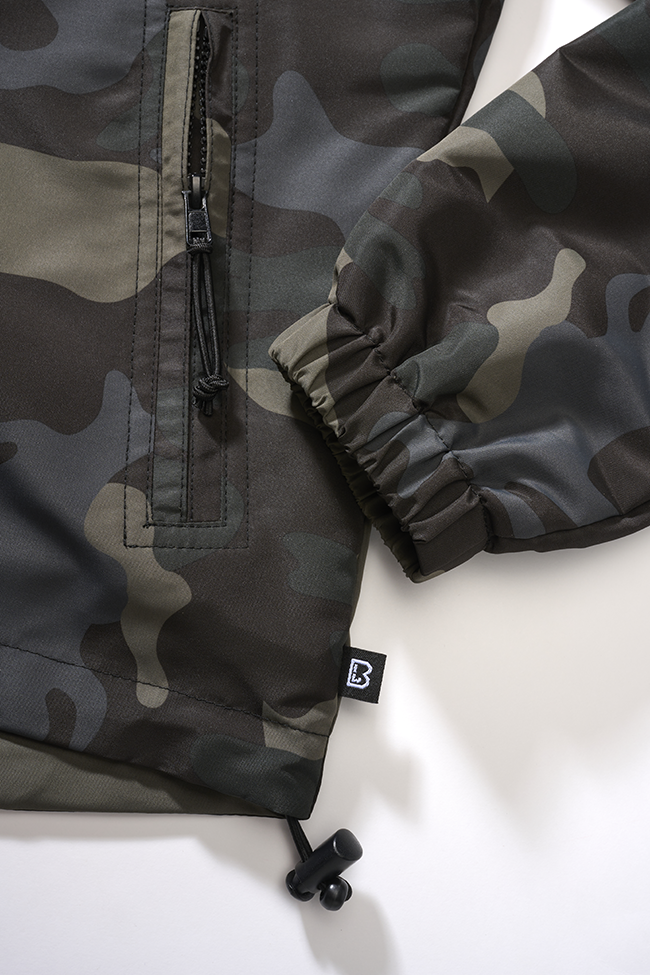 Women Summer Frontzip Windbreaker darkcamo