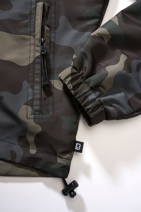 Women Summer Frontzip Windbreaker darkcamo