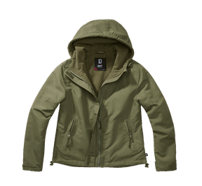 Women Frontzip Windbreaker olive