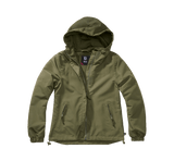 Women Summer Frontzip Windbreaker olive