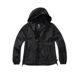 Women Summer Frontzip Windbreaker black