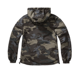 Women Summer Frontzip Windbreaker darkcamo