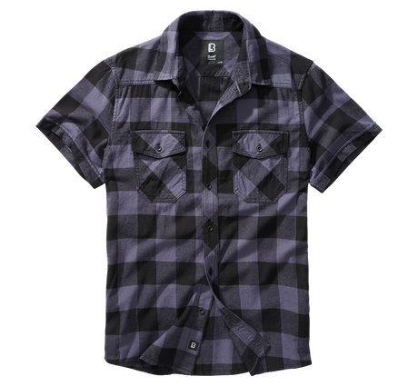 Check Shirt Short Sleeve black/grey