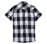 Check Shirt Short Sleeve white/black