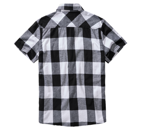 Check Shirt Short Sleeve white/black