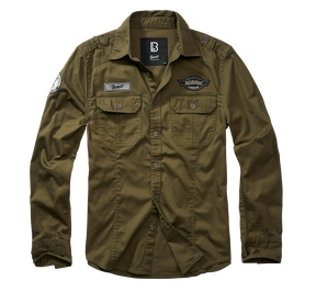 Luis Vintage Shirt Long Sleeve olive
