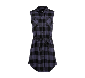 Women Gracey Longshirt Sleeveless black/grey