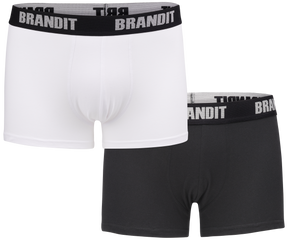 Boxer Shorts Logo 2 Pack white-black