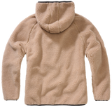 Women Teddyfleece Jacket Hooded camel