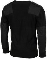 BW Pullover, mit Brusttasche, schwarz