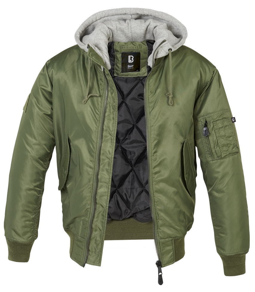 MA1 Sweat Hooded Jacket olive-grey