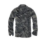 Slim Fit Shirt Long Sleeve darkcamo