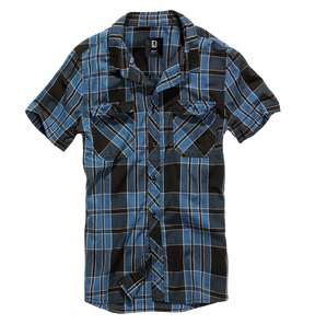 Roadstar Shirt Short Sleeve indigo checked