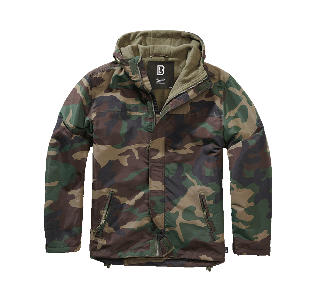 Frontzip Windbreaker woodland