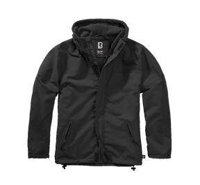 Frontzip Windbreaker black