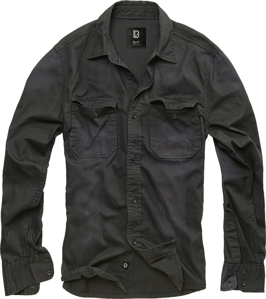 Hardee Denim Shirt Long Sleeve black