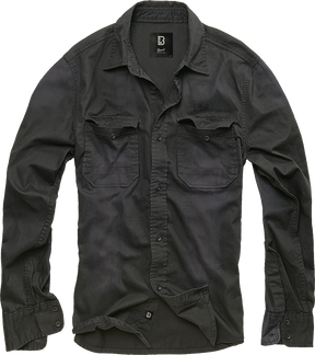 Hardee Denim Shirt Long Sleeve black