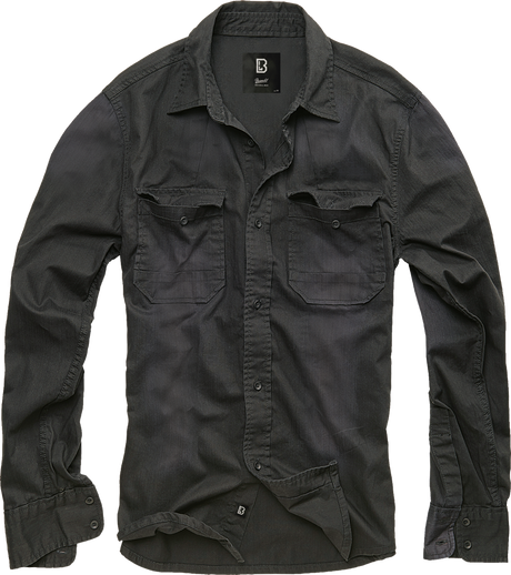 Hardee Denim Shirt Long Sleeve black