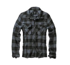 Check Shirt Long Sleeve black/grey