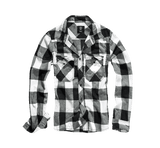 Check Shirt Long Sleeve white/black