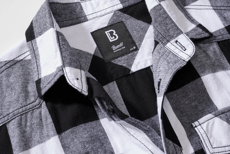 Check Shirt Short Sleeve white/black