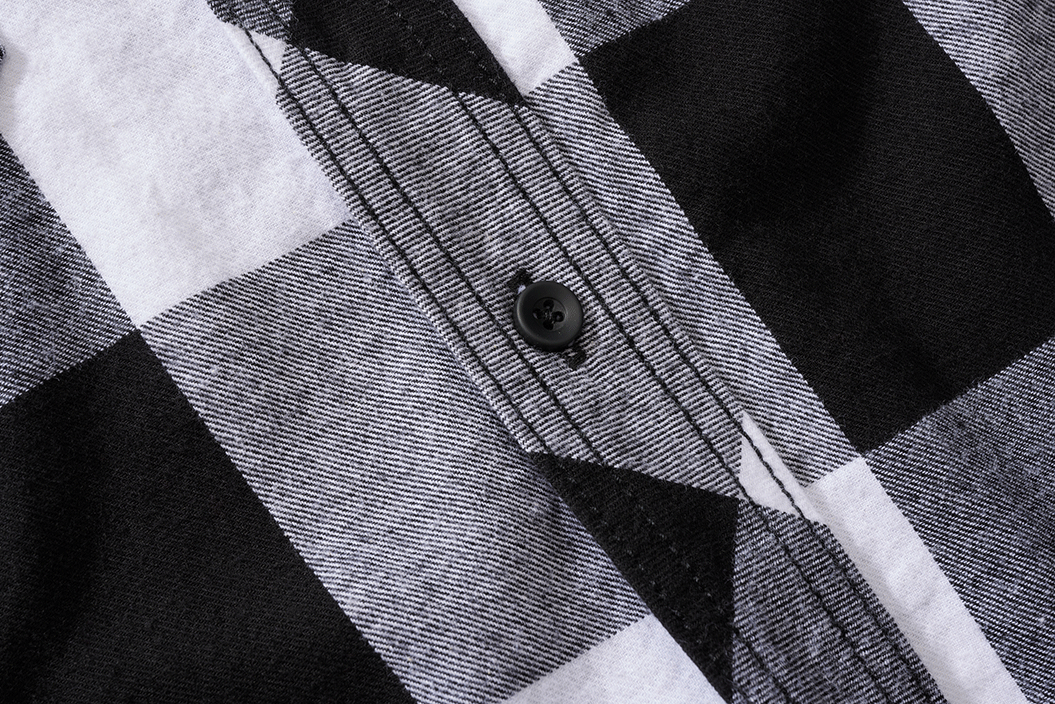 Check Shirt Short Sleeve white/black