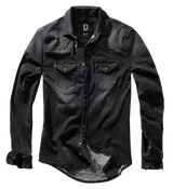 Riley Denim Shirt Long Sleeve black