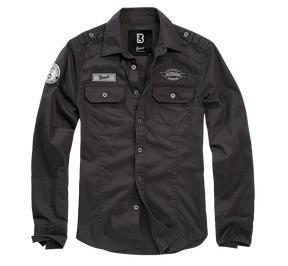 Luis Vintage Shirt Long Sleeve black