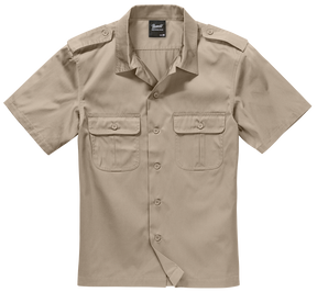 US Shirt Short Sleeve beige