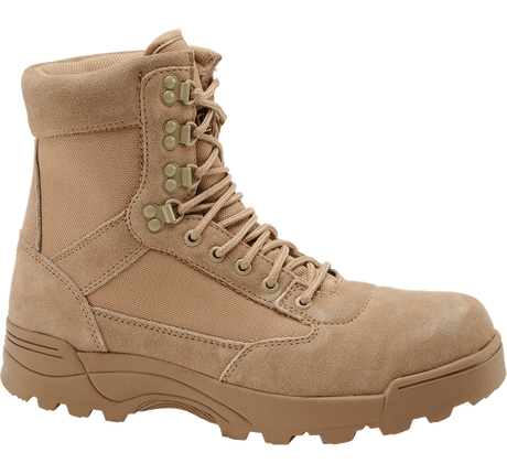 9 Eyelet Tactical Boots camel