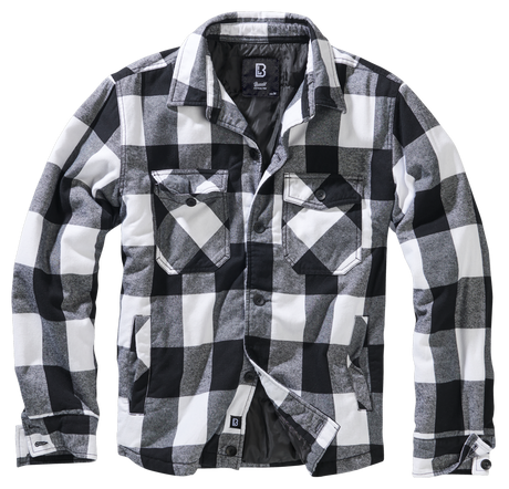 Lumber Jacket white-black