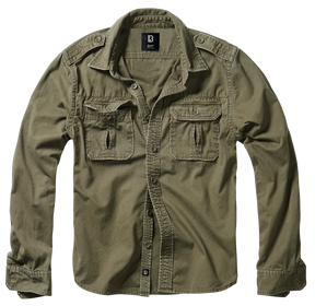 Vintage Shirt Long Sleeve olive