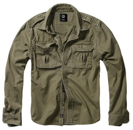 Vintage Shirt Long Sleeve olive