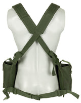 Chest Rig, 9 Taschen, oliv