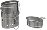 Flasche, Shaker, Eimer, Campingkocher, Stahl, Tragbar, Faltbar, Eimerzubehör, Camping stove, Metallbehälter, Faltbarer Topf, 