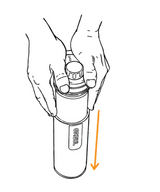 GRAYL - Wasserfilter Ultrapress Purifier Bottle (Forest Blue)