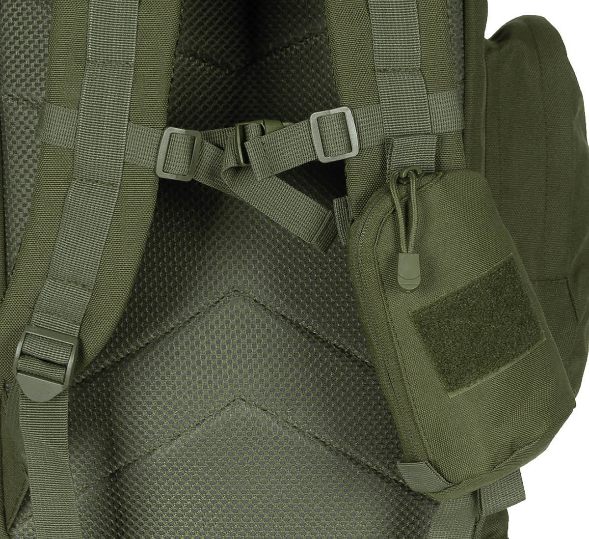 Tasche, Rucksack, Zubehör, Handtasche, militär Rucksack, olivegrün, gepolsterte Träger, Molle-Befestigung, Reißverschluss-Tas