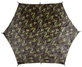 Plane, "Hexagon-Tarp", M 95 CZ tarn, ca. 340 x 310 cm