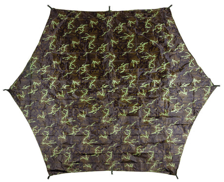 Plane, "Hexagon-Tarp", M 95 CZ tarn, ca. 340 x 310 cm