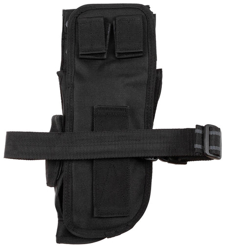 Pistolenbeinholster, schwarz, "Tactical", rechts