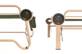 Disc-O-Bed - Etagenbett Arm-O-Bunk mit Seitentaschen (olive)