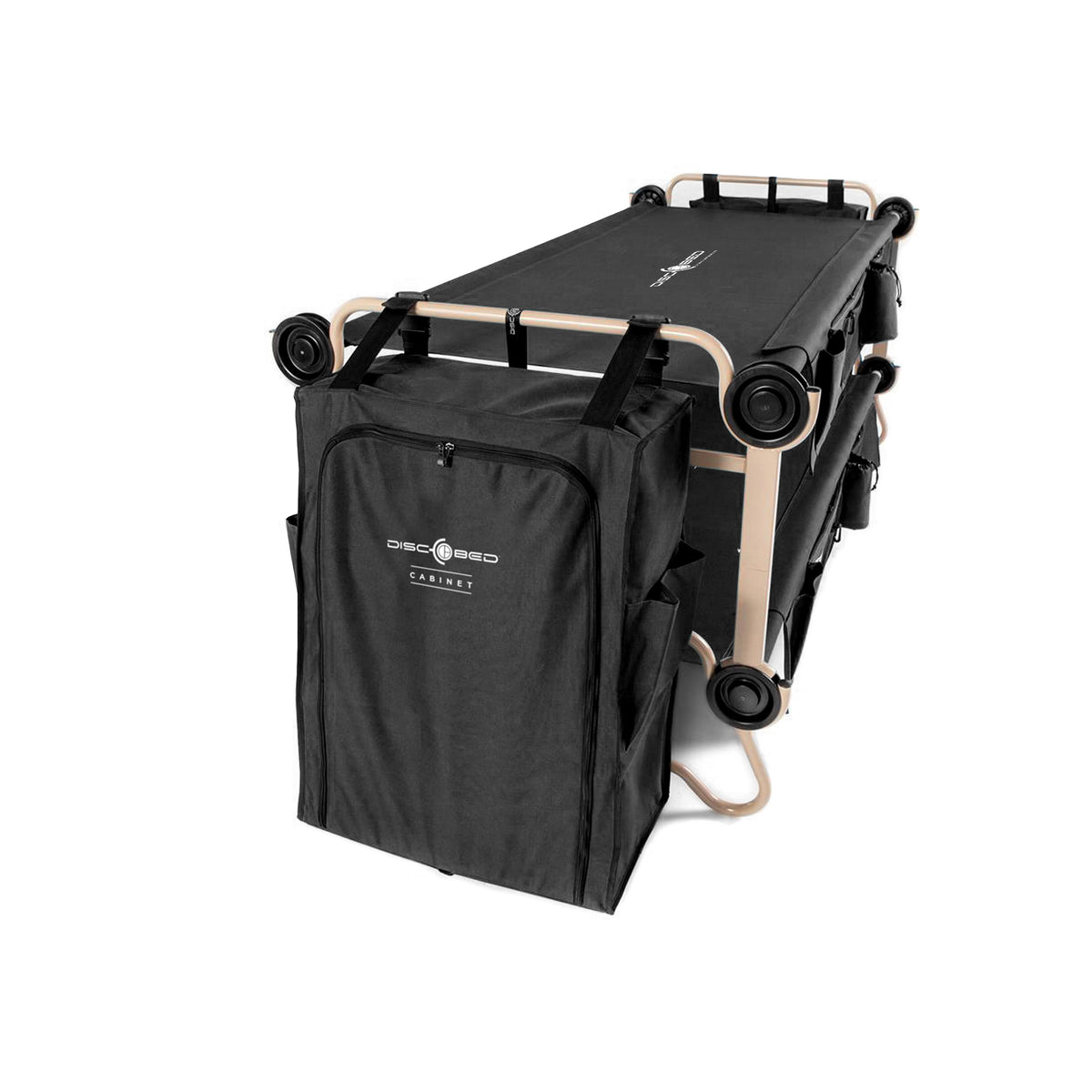 Disc-O-Bed - Garderobe für Etagenbett (schwarz)