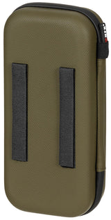 Tasche, Hartschale, gross, mit Klettschlaufen, oliv
