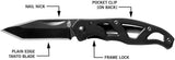 Paraframe Mini Tanto Klappmesser, schwarz