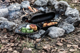 Kochgeschirr, Bratpfanne, Brot, Essen
