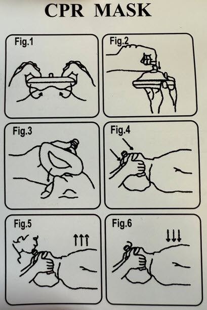 Taschenbeatmungsmaske